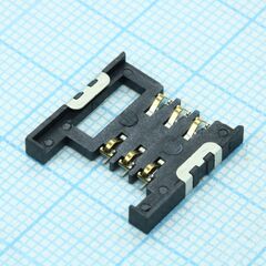 L-KLS1-SIM-124-6P-H2.9, держатель sim card