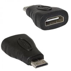 MINI HDMI (M)-HDMI (F), разъём mini hdmi(вилка)-hdmi(розетка)
