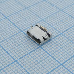 10118192-0001LF, разъем micro usb тип b, usb 2.0, розетка, 5 вывод(-ов), поверхностный монтаж, прямой угол