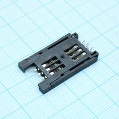 KLS1-SIM-010-6P-1-R, sim card connector type; without peg;taping;6p;rohs