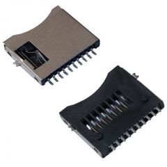 MICROSD SMD 8PIN, разъём microsd, smd