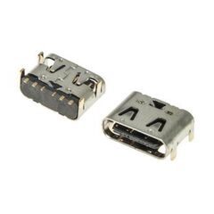 USB3.1 TYPE-C 06PF-073, разъём usb type-c - розетка на плату, 6 контактов