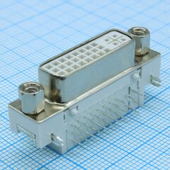 DS1091-VN0S, розетка dvi на плату угловая