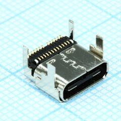 2012670005, разъем usb экранированный тип c, угловой для поверхностного монтажа