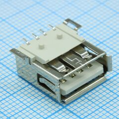 C8317-04AFFSC0R, разъем usb тип a 4pin розетка угловая на плату