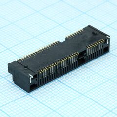 1775862-2, разъем card edge skt 52 контакта 0.8мм угловой для поверхностного монтажа лента на катушке