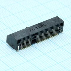 2041262-1, разъем комбинированный 2 в 1 msata и pci-express mini card