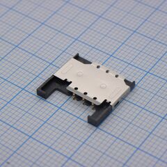 1932768-1, ультра тонкий sim card держатель push-pull