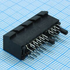 877159002, разъем карты pci express 36 контакта шаг 2мм монтаж в отверстие лоток