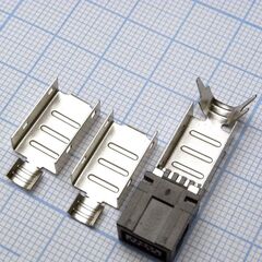 USB IEEE 1394/9 Pin/C13 на кабель, разъем usb тип ieee 1394 вилка на кабель 9 конт