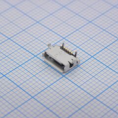 475890001, разъем micro usb тип b, usb 2.0, розетка, 5 вывод(-ов), поверхностный монтаж, прямой угол