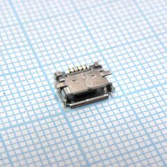 1981584-1, разъем micro usb тип ab, usb 2.0, розетка, 5 вывод(-ов), поверхностный монтаж (smd), прямой угол