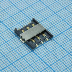 NSIM002-A, держатель карты нано sim высота 1.5мм