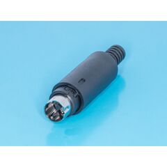 MDN-3M, вилка mini din 3 контакта на кабель