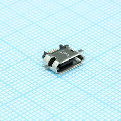 207E-BG00-R, разъем micro usb тип b usb 2.0, розетка на плату, 5 выв