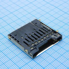 DS1139-02-26SS4BSR, держатель sd карты, smt