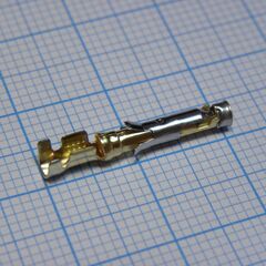 163084-2, контакт, multimate, серия type iii+, гнездо, обжим, 18 awg, контакты с покрытием из золота