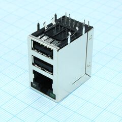 JW0-0006NL, разъем combo usb / rj-45