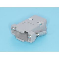 DP-9CR-45, корпус разъема 9 контактов, выход кабеля 45 градусов, серый