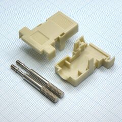 KLS1-DBW-09P-LG +clip cabel, предназначен для защиты от повреждений разъема, с удлинёнными винтами