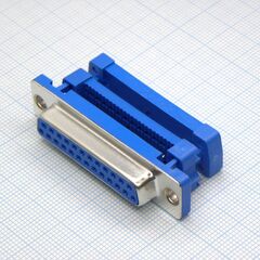 KLS1-222-25-F-L, гнездо 25 pin на шлейф