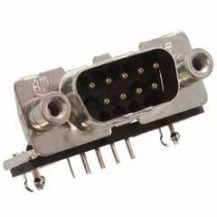 3-338168-2, разъем угловой d sub, серия amplimite hd-20, da, штекер, 9 контакт(-ов)