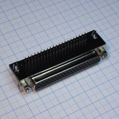 DS1038-62FBNSIA74-0CC, d-sub разъем высокой плотности, пайка на плату, прямой угол, розетка