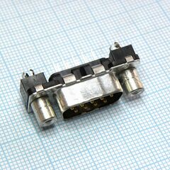 3-338309-2, разъем d sub, серия amplimite hd-20, da, штекер, 9 контакт(-ов)
