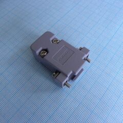 DS1045-09AP1S1-A, кожух для d-sub разьема 9 pin, пластик, серый