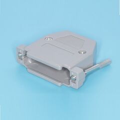 DPT-25C-G, корпус разъема 25 контактов с удлиненными винтами, серый