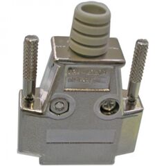 DSUB METAL CASE (DM-15), кожух к разъему d-sub 15pin, металлический, серебристый