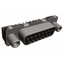 3-338314-2, разъем d sub, 15 контакт(-ов), гнездо, da, серия amplimite hd-20, корпус из стали, пайка