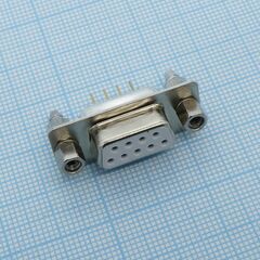 KLS1-221C-09-F-W, d-sub, розетка на плату