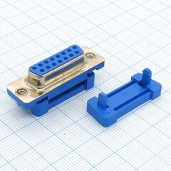 KLS1-222-15-F-L, гнездо 15 pin на шлейф