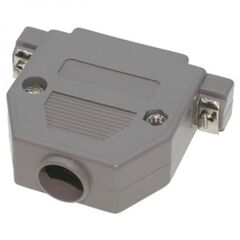 DSUB PLASTIC CASE (DP-25C), корпус к разъему d-sub пластиковый кожух серый