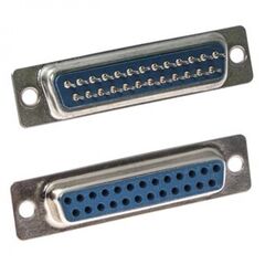 DPS-25F / DBB-25F, разъем d-sub dps-25f/dbb-25f, 25 контактов