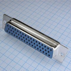 KLS1-213-50-F-L, гнездо 50 pin на кабель (пайка)