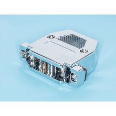 DN-25C, корпус разъема 25 контактов, металлизированный