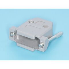 DPT-15C, корпус разъема 15 контактов с удлиненными винтами, серый