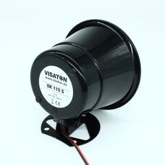 DK 115 S - 8 Ohm, рупорный динамик с водонепроницаемой конструкцией и сопротивлением 8 ом, 15 вт, ip 66, -40...70 °c