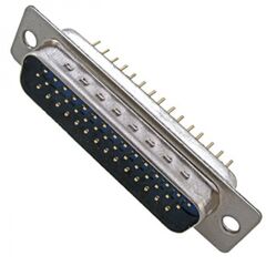 DS1077-44MB8NSS, разъем 44 контакта, вилка на плату, вертикальный