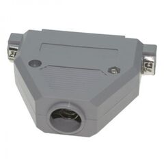 DSUB PLASTIC CASE (DP-37C), корпус к разъему d-sub пластиковый кожух серый