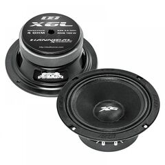 Hannibal X6L 4 Ом (пара), сч динамики (пара) 6.5" 100-10000 гц, 4 ом, rms-130 вт, max-260 вт, fs-107 гц, 94 дб, корзина - сталь, диффузор - прессованная целлюлоза, подвес - ткань