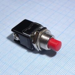 PSW-4010C RED (красн), переключатель кнопочный на панель