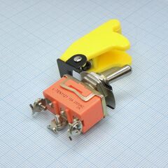 DS KN3B-102A с крышкой жел., 2 положения, 1 группа на переключение