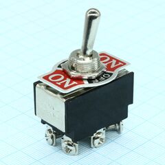 KN3(B)-203AA-A3, тумблер on-off-on (15a 250в) две группы контактов