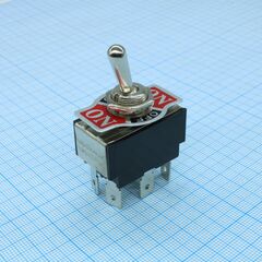 KN3(B)-203P(A) ON-OFF-ON, тумблер on-off-on (6c) 10а 250в
