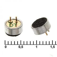 EM-6027P, микрофон электретный 2,2kom 2v 46db