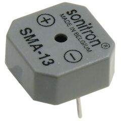 SMA-13-P10, пьезоизлучатель с генератором 13 мм