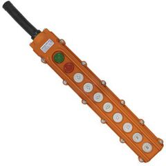 GB8-B108, пост десятиместный серии gb8 на кабель, вкл, выкл, вверх, вниз, влево, вправо, вперед, назад, поворот влево, поворот вправо